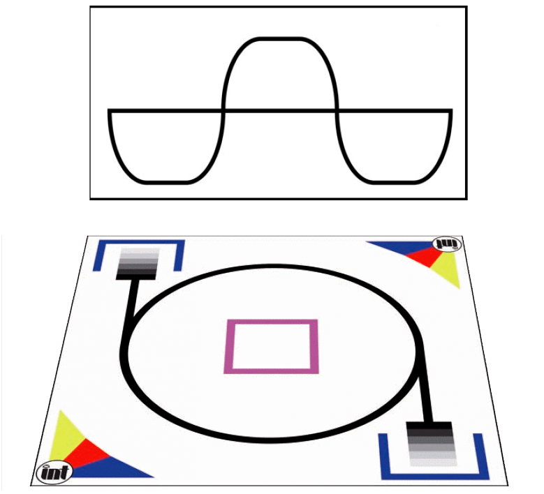 Комплект полей для соревнования роботов Lego IN0010